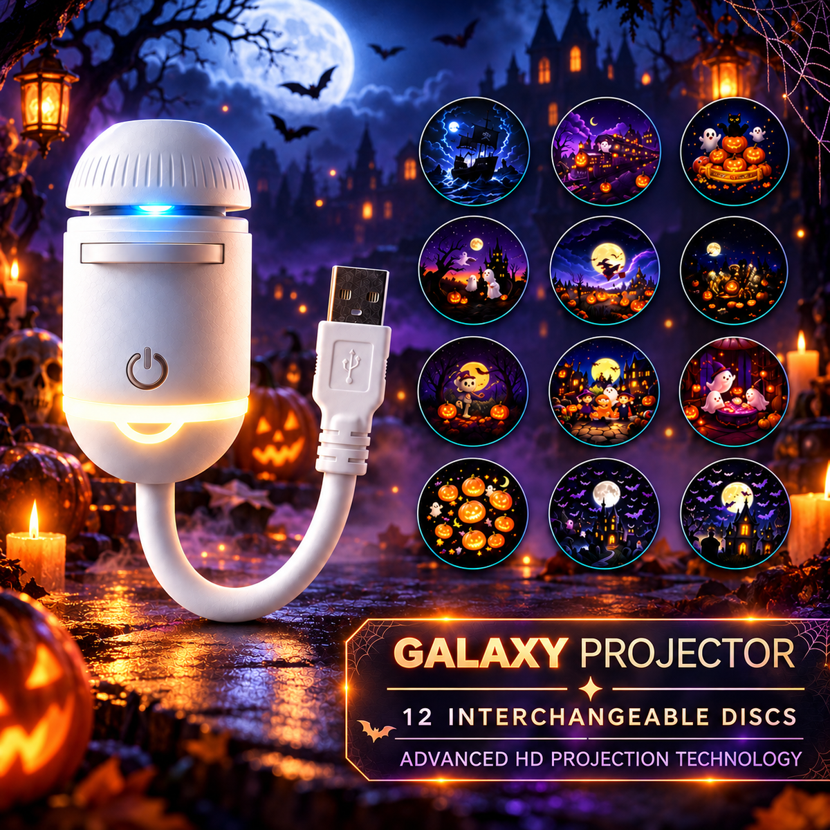 OmniLume™ Galaxy Projector